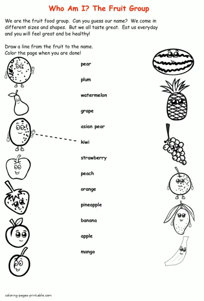 Healthy food coloring sheets