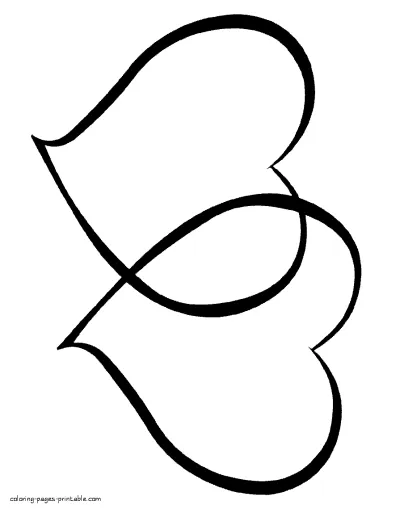 Free printable heart coloring pages