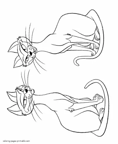 Lady and the Tramp coloring pages 14