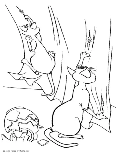 Lady and the Tramp coloring pages 32