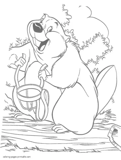 Lady and the Tramp coloring pages 47