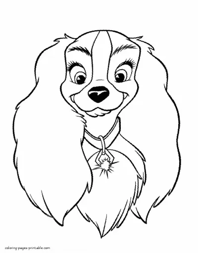 Lady and the Tramp coloring pages 53
