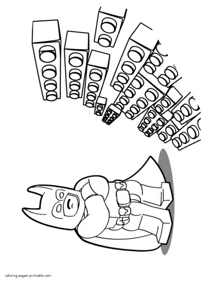 Lego Batman coloring book for free