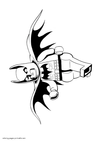 Lego Batman coloring pictures to download