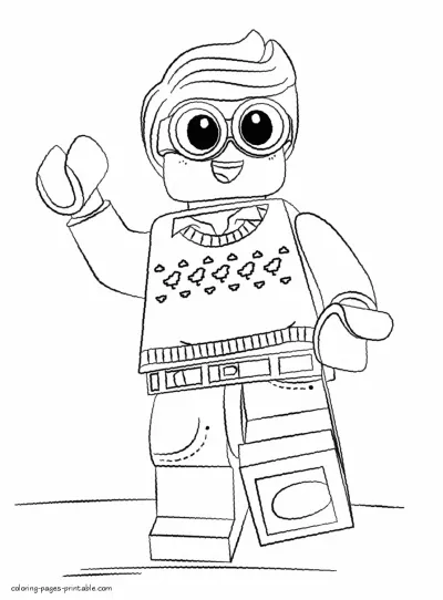 Cartoon Lego Batman coloring pages to print