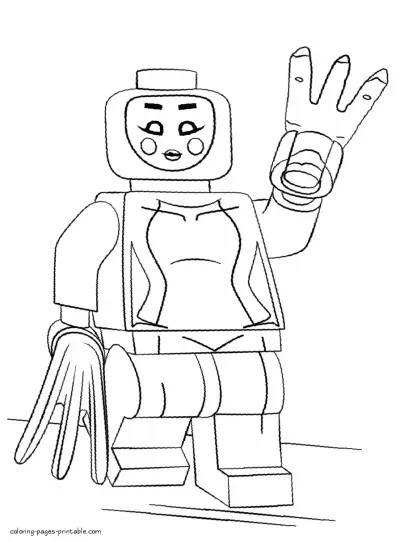 Free printable Lego Batman coloring pages. Kabuki picture