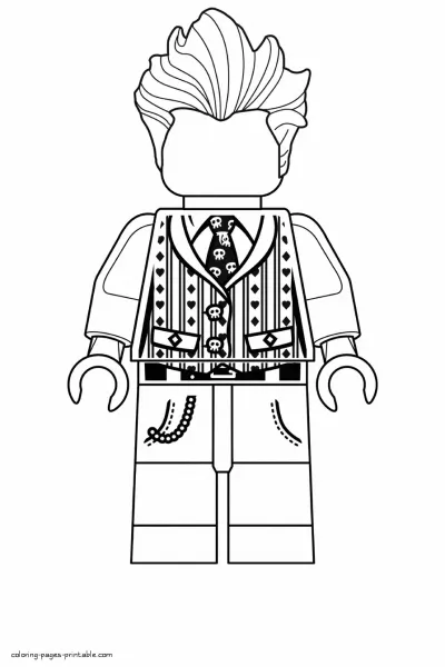 Lego Joker coloring pages for free