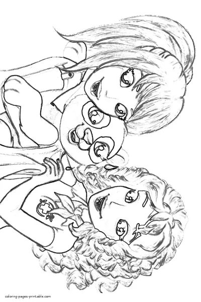 Free Lego Friends coloring pages to print out