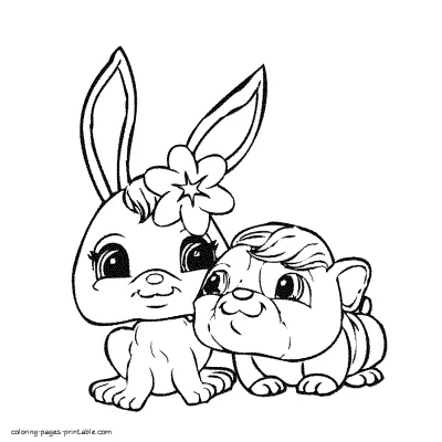 Littlest pet shop kids coloring book