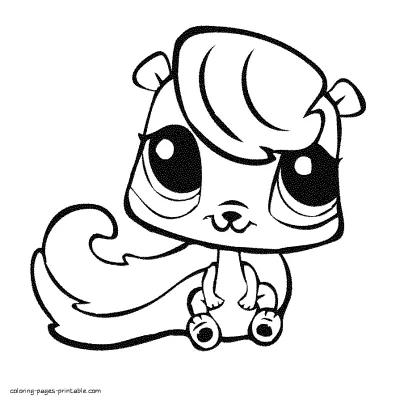 Pet shop coloring pages