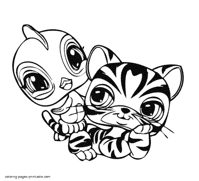 My littlest pet shop coloring pages. Print it for girl