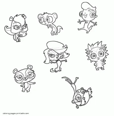 Littlest pet shop coloring sheets for free
