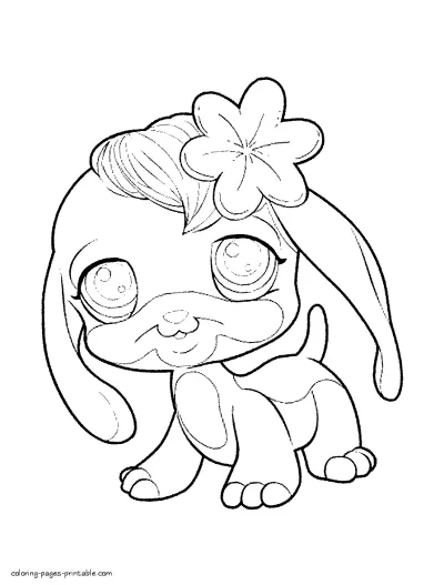 LPS coloring sheets - print it free