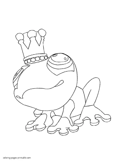 Pet coloring page for kids