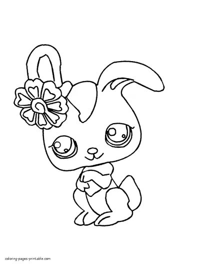 Coloring cartoon pages - LPS