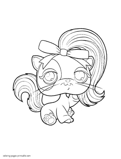 Print out Littlest pet shop coloring pages for kids