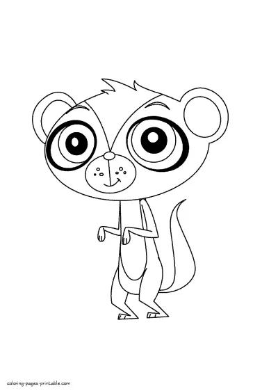 My little pet shop coloring pages. For kids activity