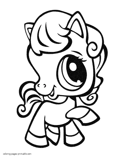 Pet coloring pages for girls