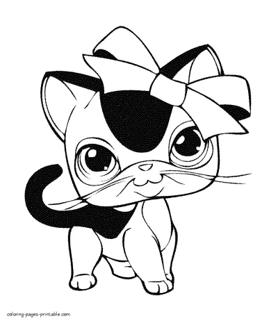 Free Littlest pet shop colouring pages