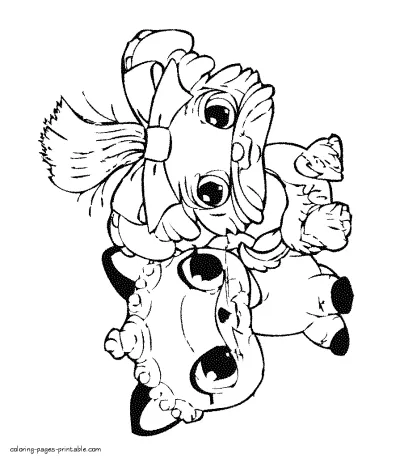 Print out free coloring pages of littlest pet shop