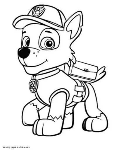 Printable coloring pages Paw Patrol