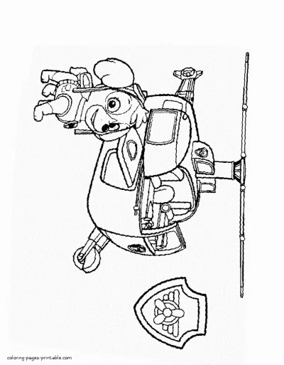 Free printable Paw Patrol coloring sheets. Cartoon