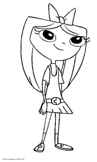 Isabella coloring page to print