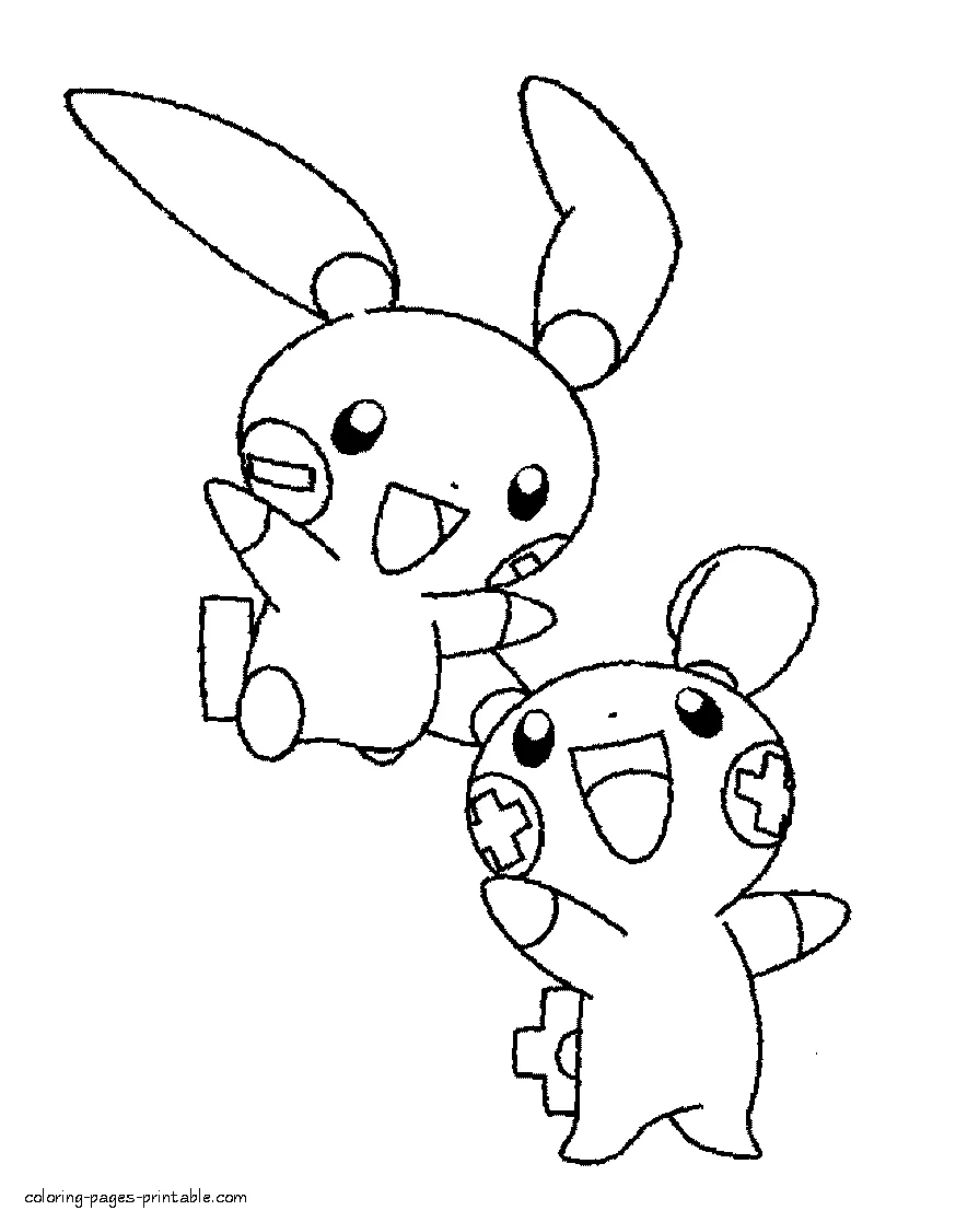 Pokemon coloring page Download Pokemon coloring page