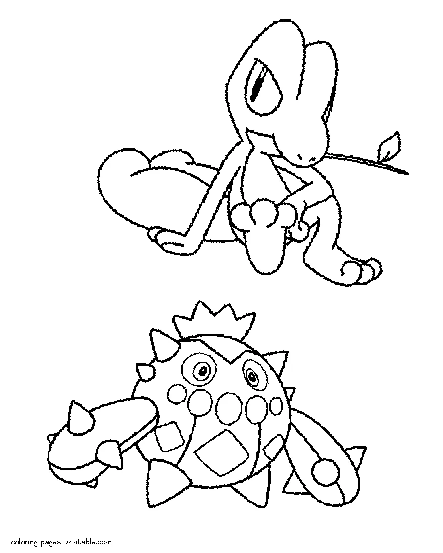 Coloring pages of pokemons Coloring pages of pokemons. Printable sheets