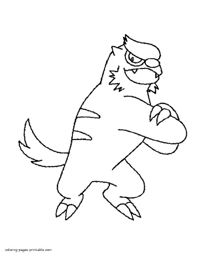 Coloring pictures of Pokemon
