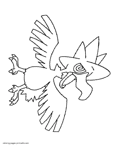 Printable Pokemon coloring book for boys