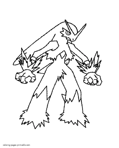 Coloring book with Pokemon