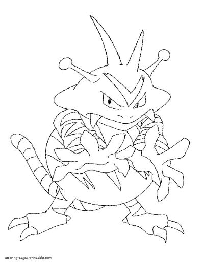 Coloring page for boys. Printable Pokemon