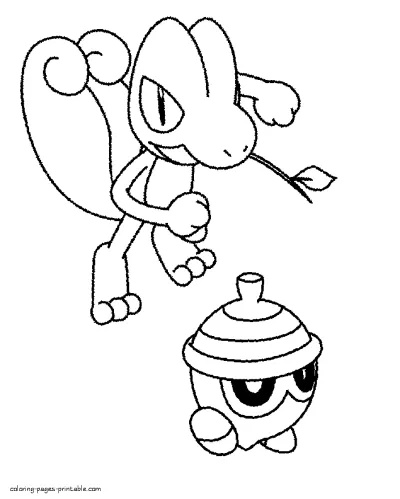 Coloring sheets Pokemon. Print free
