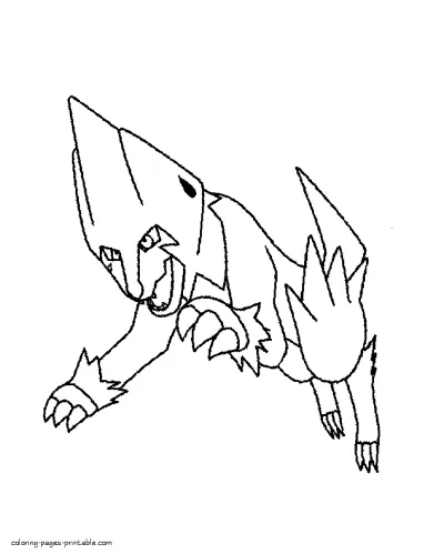 Pokemon coloring book to print self