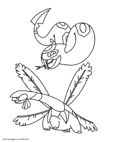 Pokemon colouring pictures. Free images