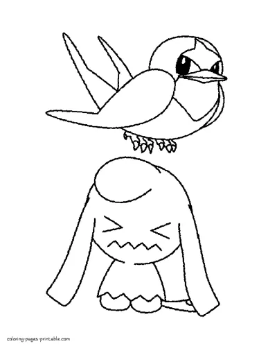 Coloring Pokemon pages. Anime