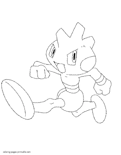 Pokemon colouring page printable