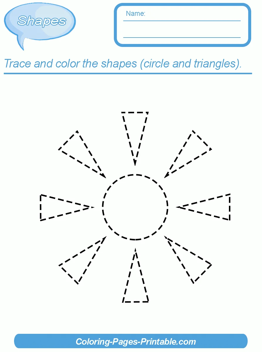 Basic Shapes Worksheets Basic Shapes Worksheets For Preschool