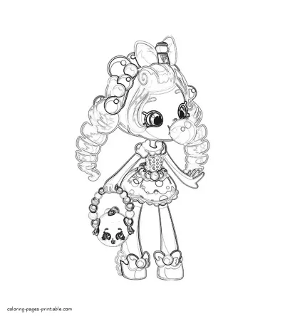 Shopkins coloring pages free