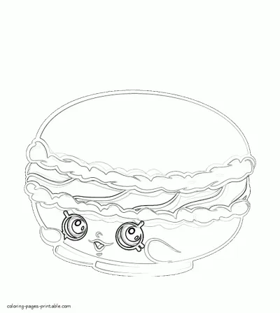 Shopkins coloring pages to print free