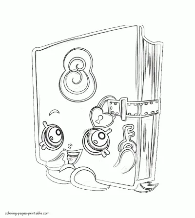Shopkins coloring book