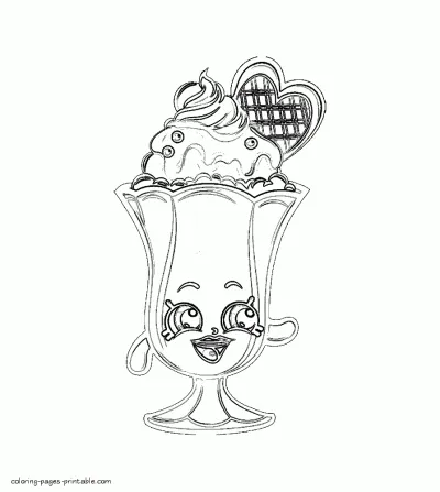 Shopkins printables coloring pages
