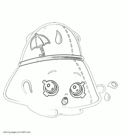 Shopkins coloring pages for kids