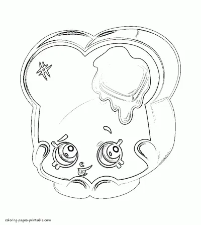 Free Shopkins coloring pages to print