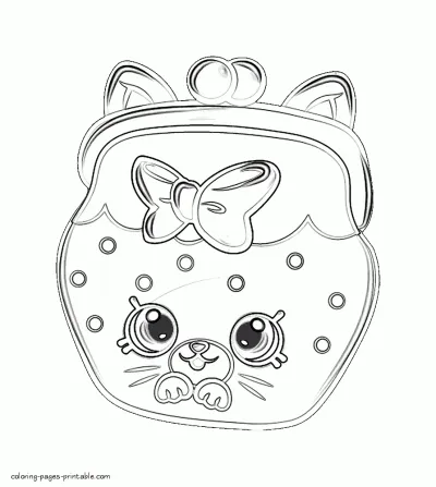 Free coloring pages of Shopkins