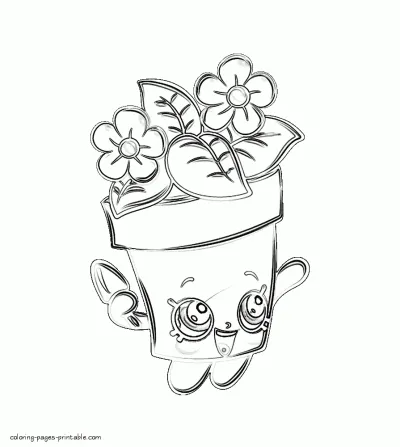 Printable Shopkin coloring pages