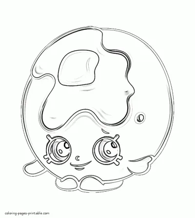 Free Shopkin coloring pages
