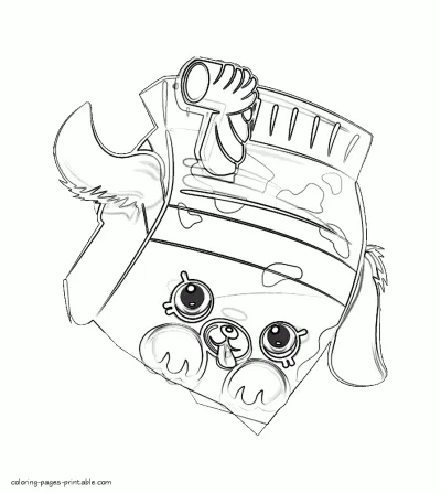 Coloring pages of Shopkins