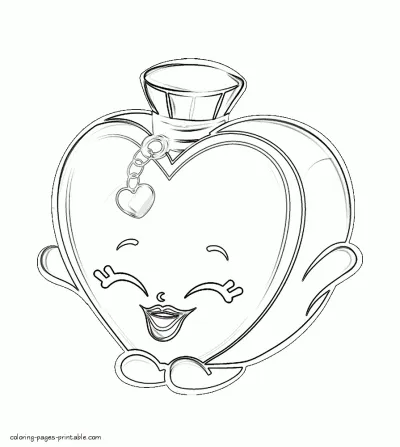 Printable coloring pages of Shopkins